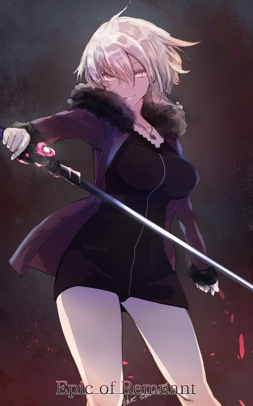 jeanne d'arc alter (fate and 1 more) drawn by kojima_(blue_stardust)