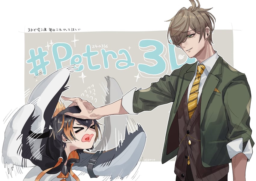 petra gurin and oliver evans (nijisanji and 1 more) drawn by d18474