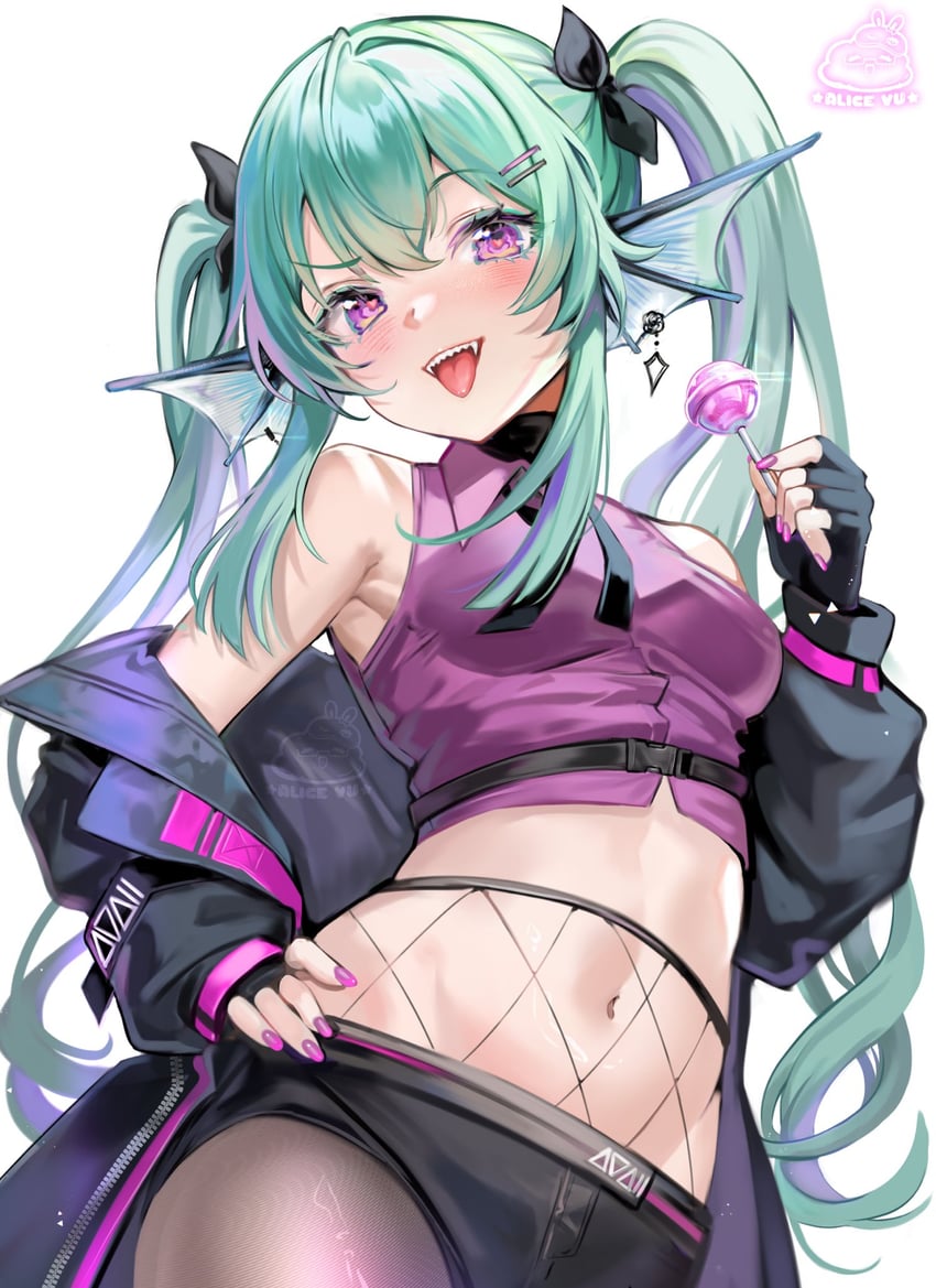 finana ryugu (nijisanji and 1 more) drawn by alice_vu
