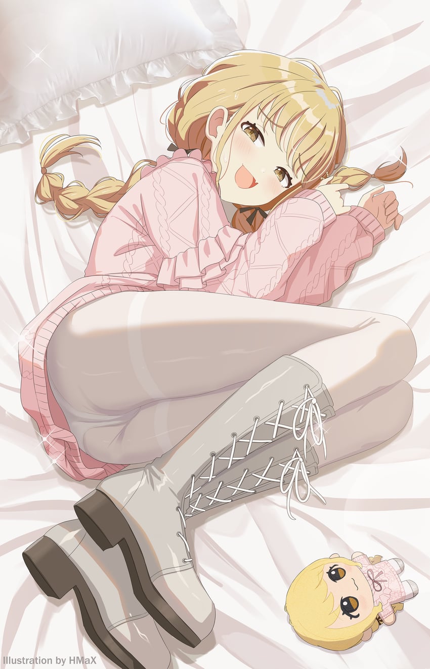 fujita kotone (idolmaster and 1 more) drawn by hmax