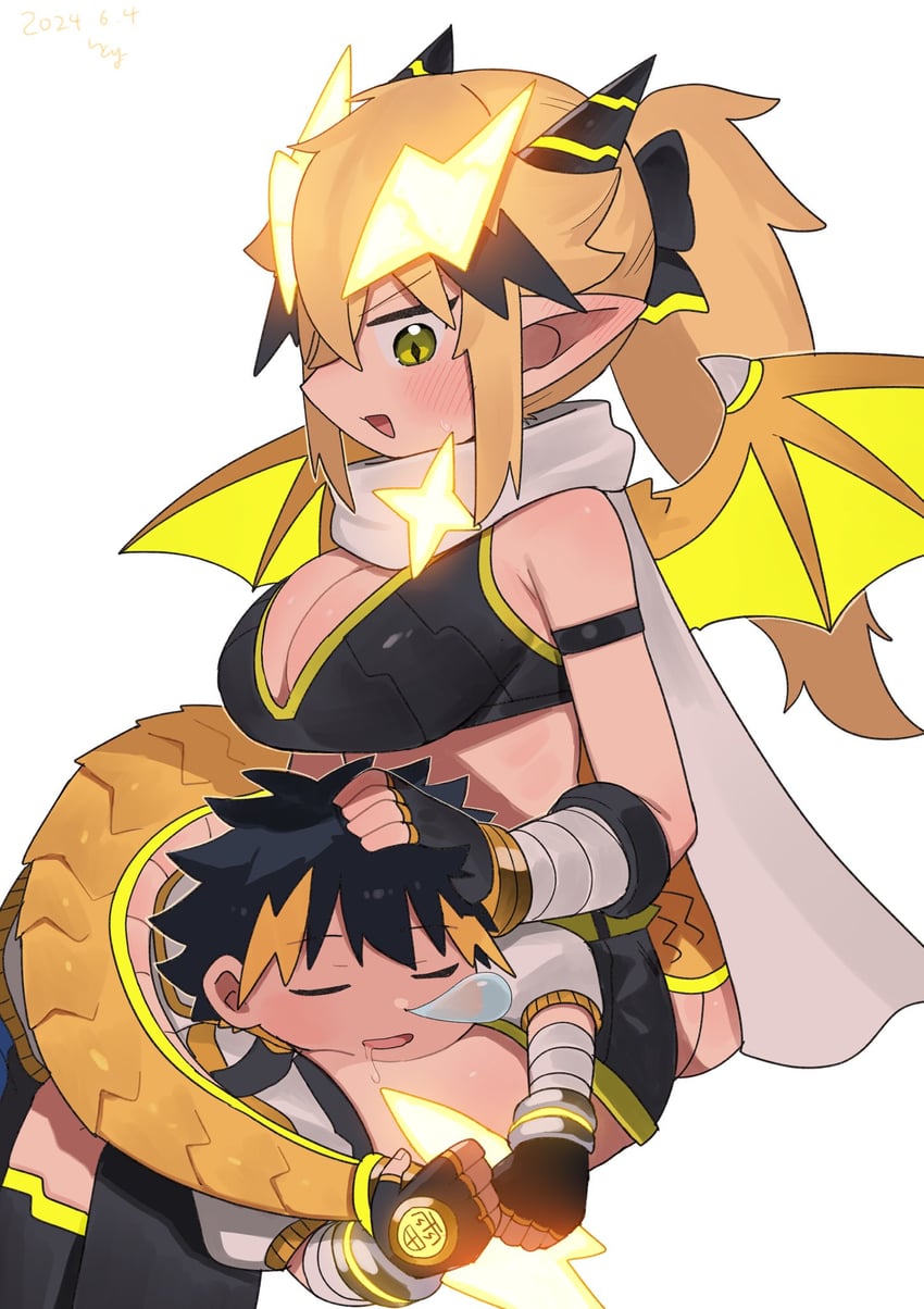 san-chan and nakamura yuto (original and 1 more) drawn by itoriyo