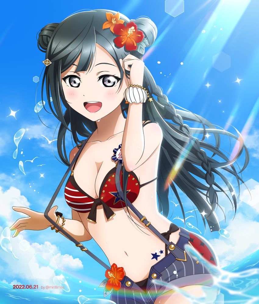 yuki setsuna (love live! and 1 more) drawn by mint_limes