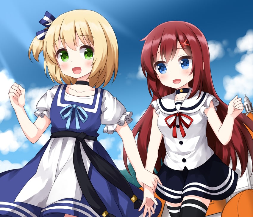richa and torii ren (yume miru renaissance) drawn by ruu_(tksymkw)