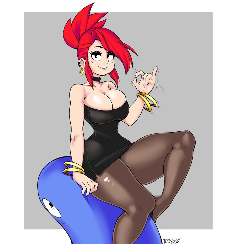 frankie foster and blooregard q kazoo (foster's home for imaginary friends) drawn by flauschdraws