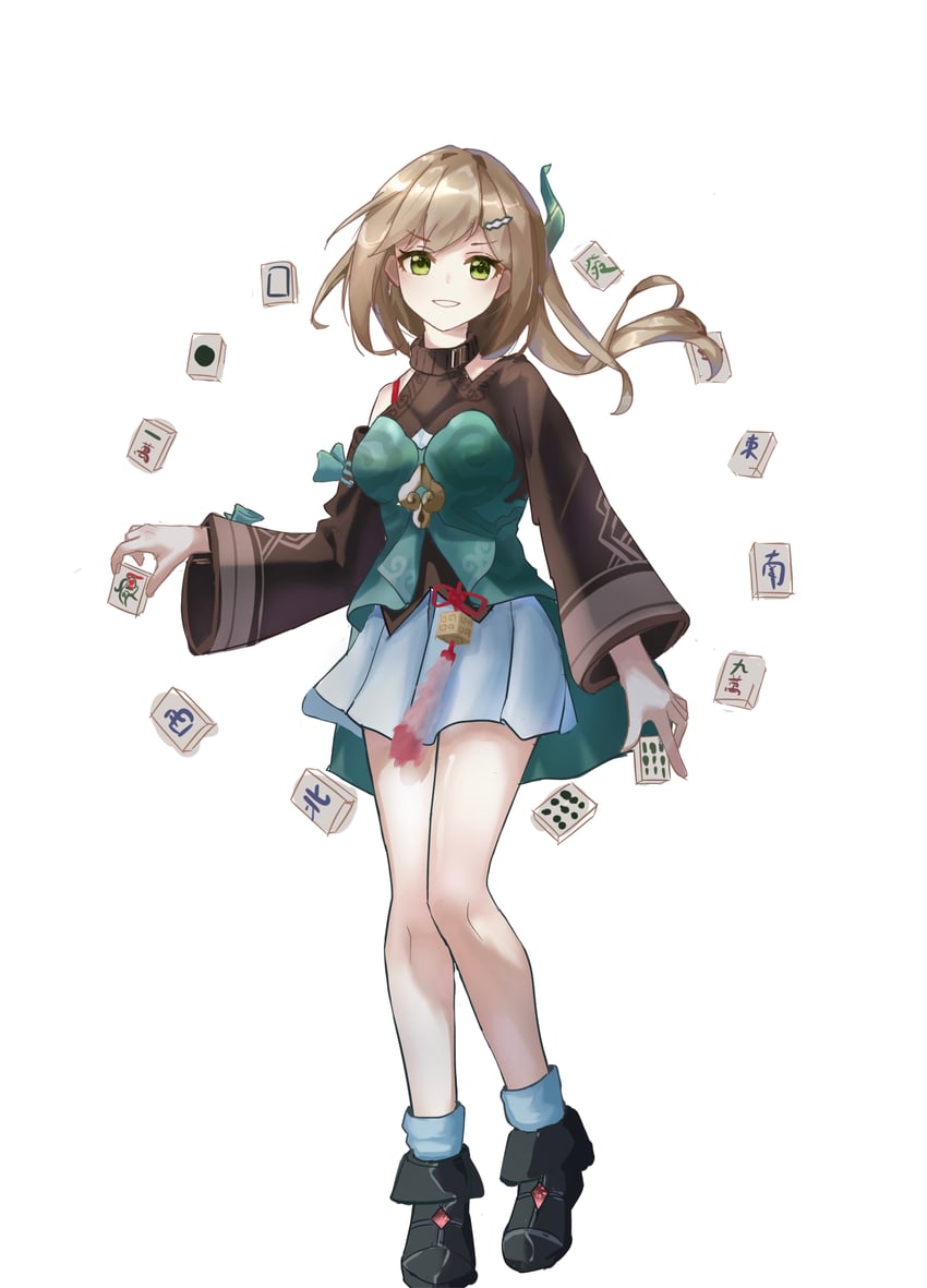 qingque (honkai and 1 more) drawn by sumizome_desu
