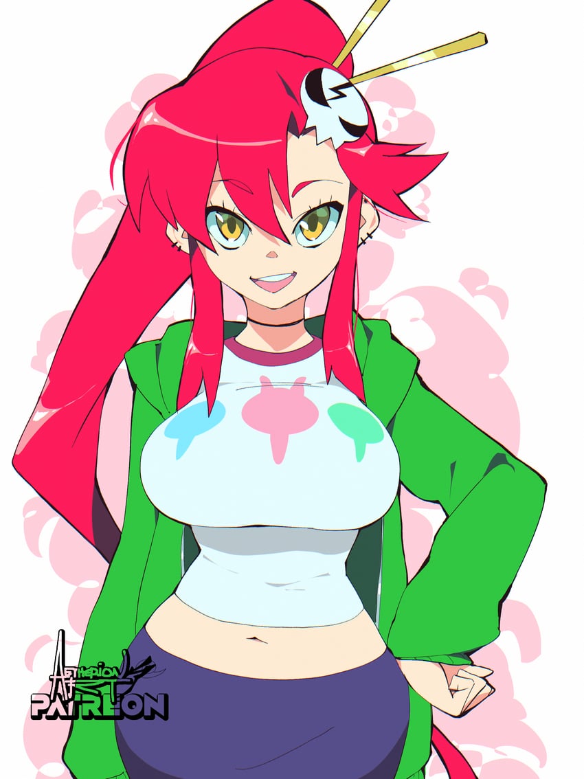 yoko littner and frankie foster (tengen toppa gurren lagann and 1 more) drawn by aetherion