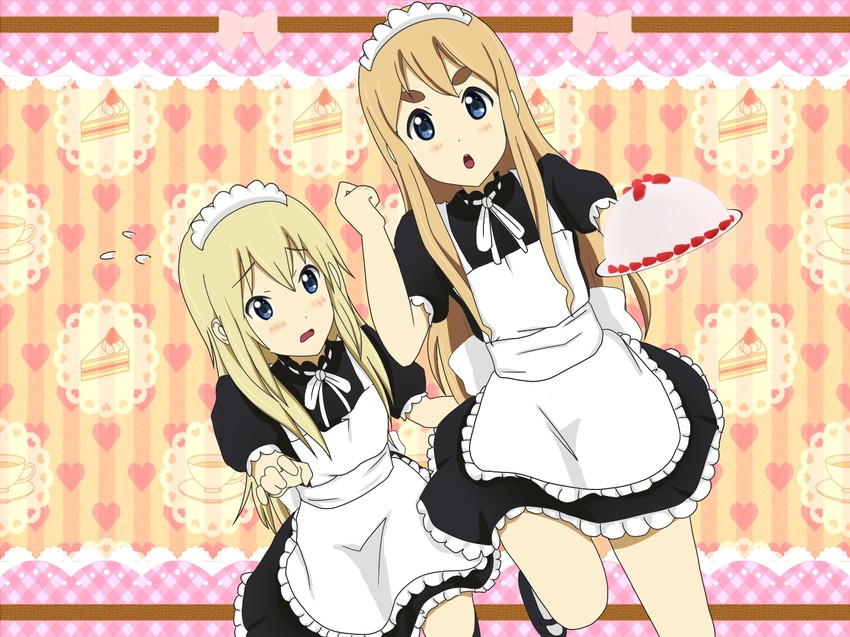 kotobuki tsumugi and saitou sumire (k-on! and 1 more) drawn by giritaso