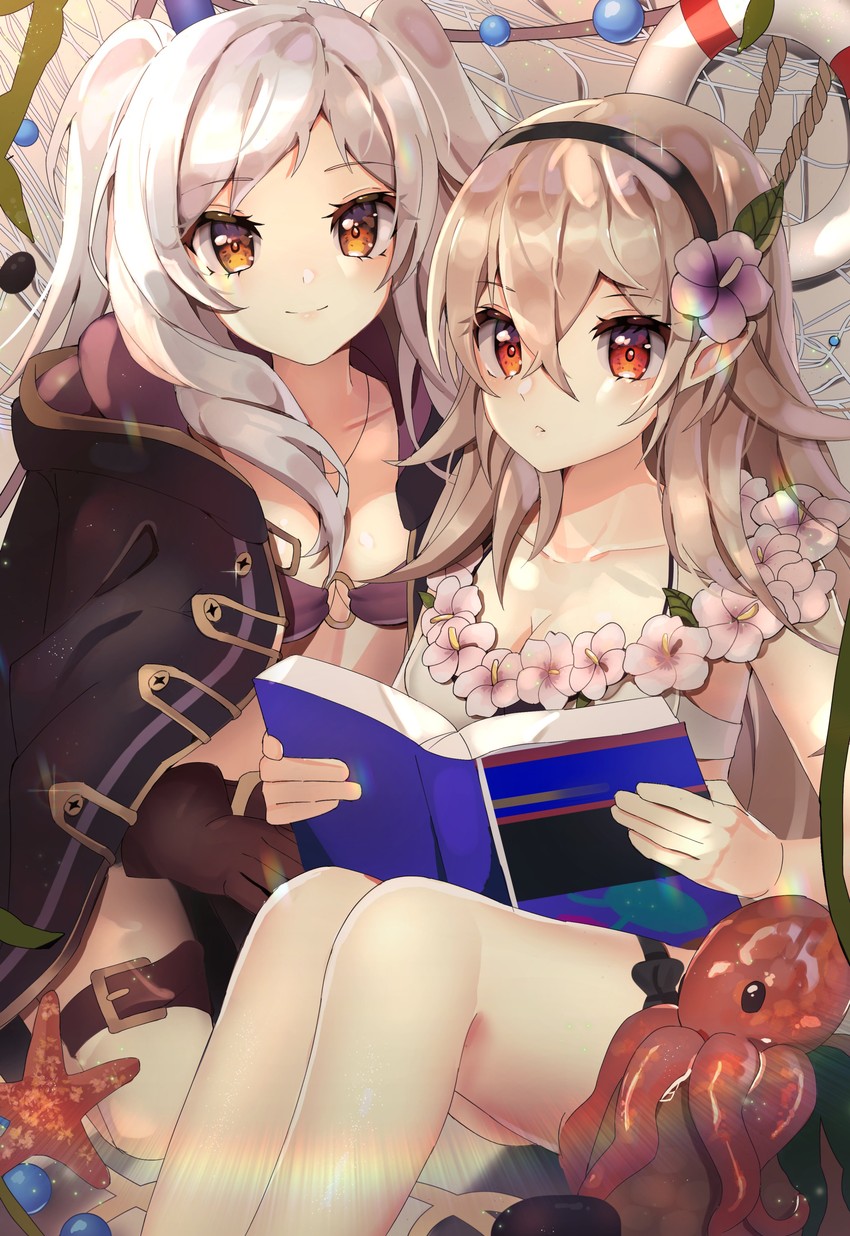 female corrin and female robin (fire emblem and 3 more) drawn by cappu
