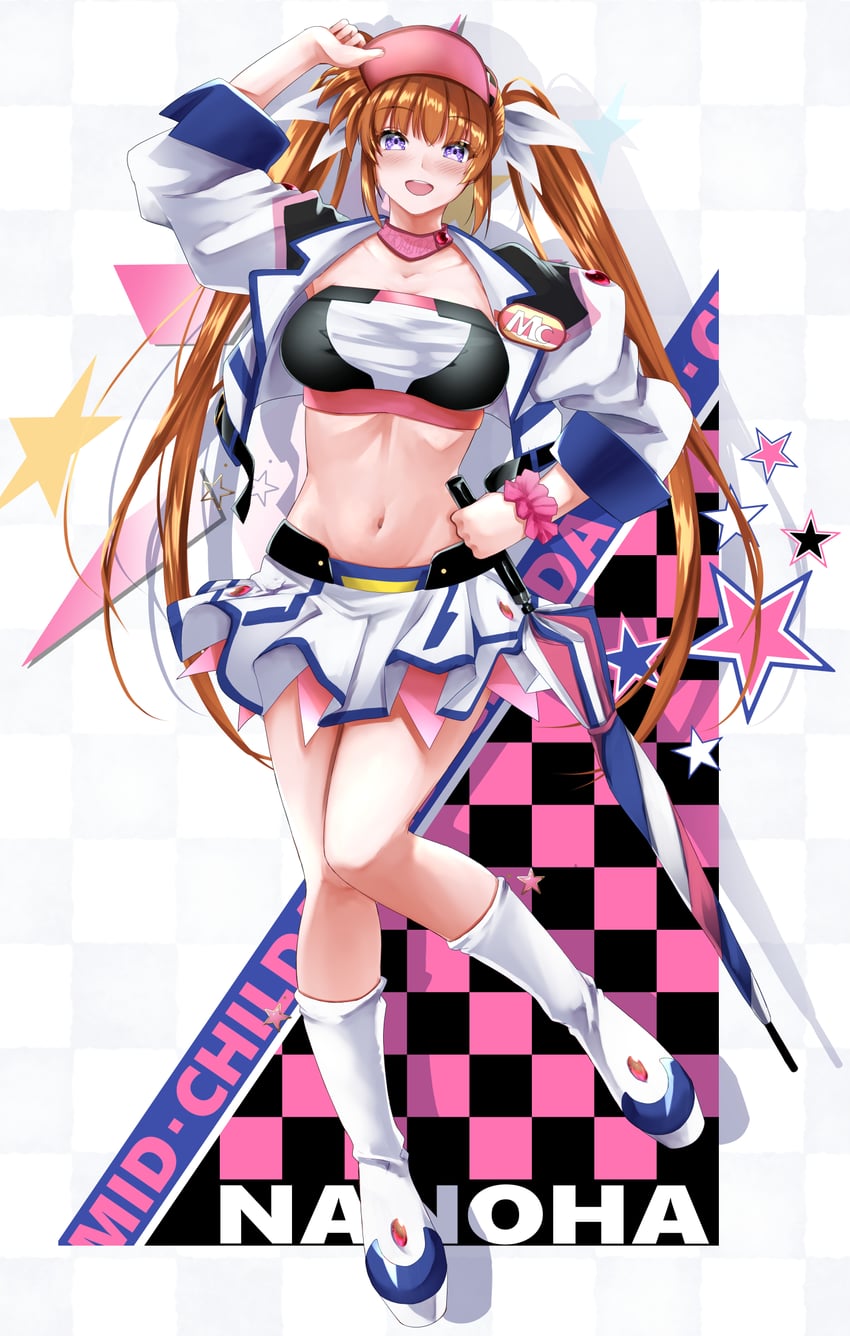 takamachi nanoha (lyrical nanoha and 3 more) drawn by sougetsu_izuki