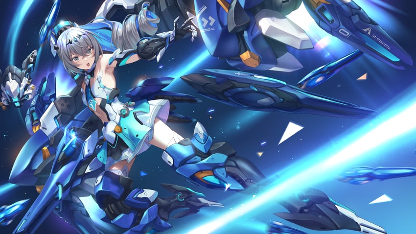 bronya zaychik and project bunny (honkai and 1 more) drawn by fukai_ryosuke