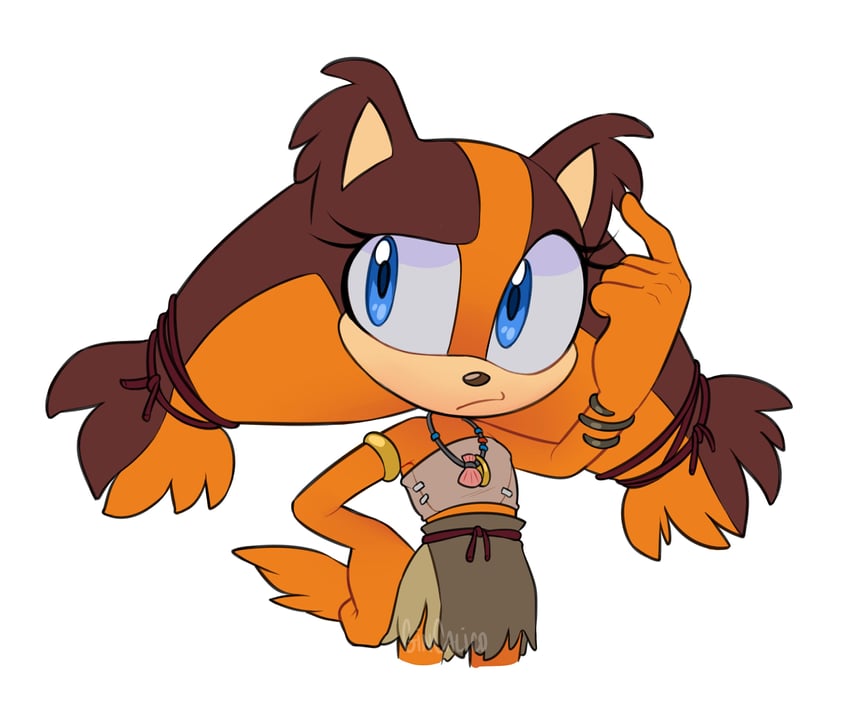 sticks the badger (sonic and 1 more) drawn by gincalico