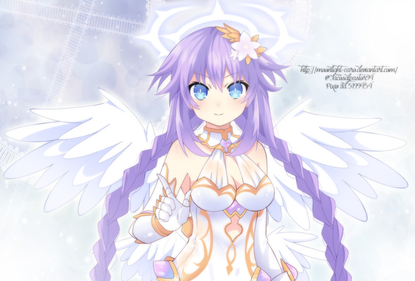 purple heart (neptune and 1 more) drawn by caro-xy