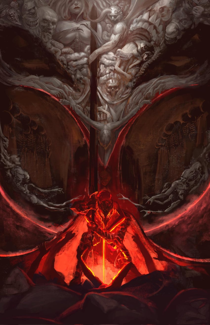 guts, griffith, femto, slan, zodd, and 5 more (berserk) drawn by eyyojimbo