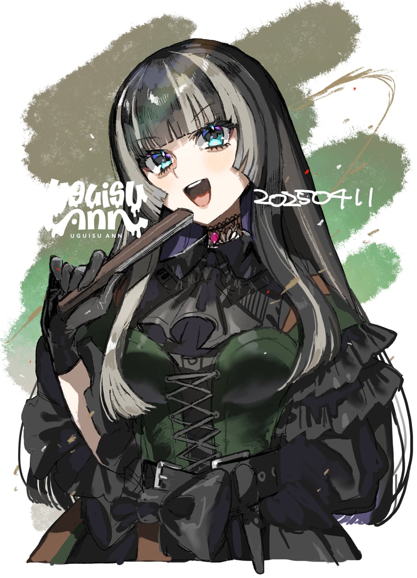 juufuutei raden (hololive and 1 more) drawn by uguisu_ann