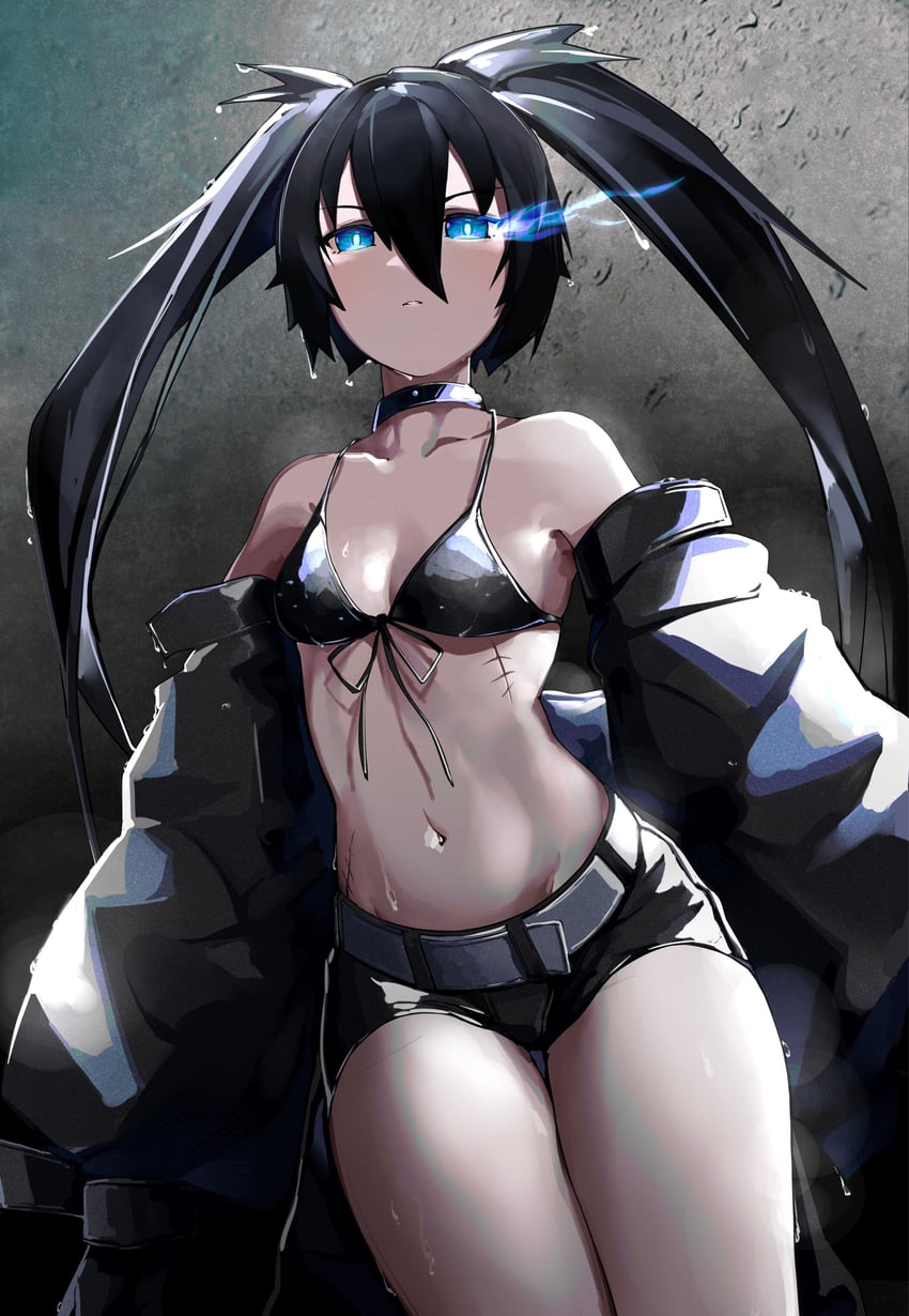 black rock shooter (black rock shooter) drawn by mo_(this-is-mo)