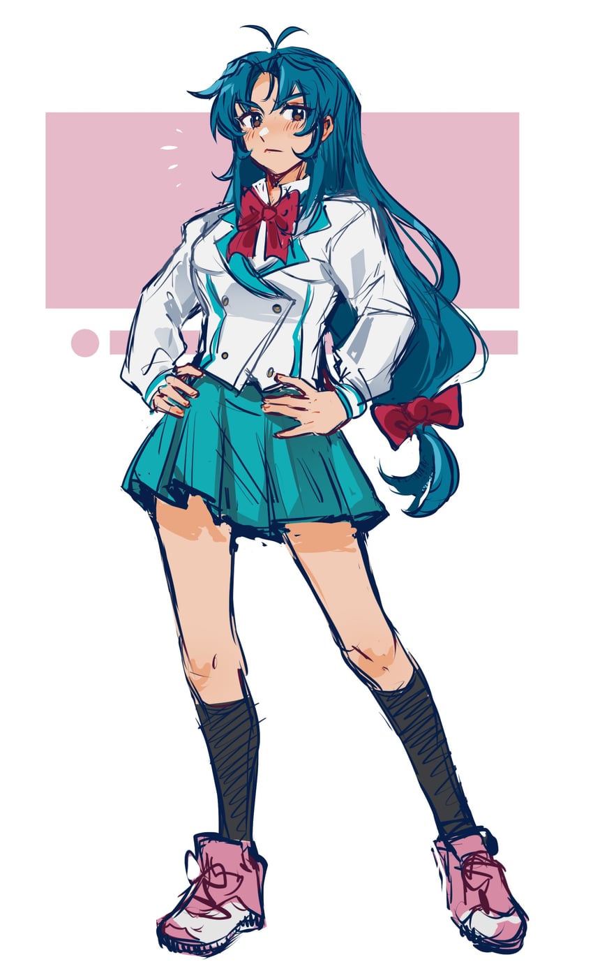 chidori kaname (full metal panic!) drawn by leorlontyan