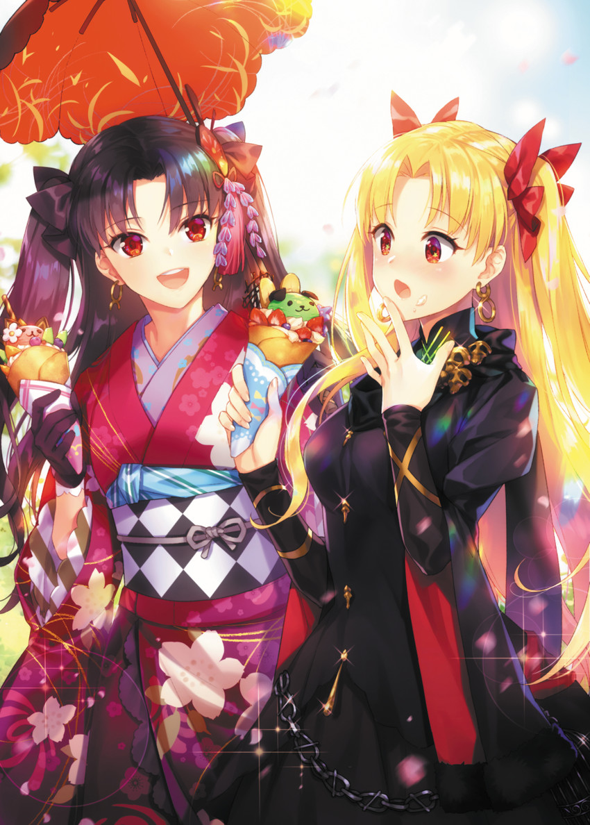 ereshkigal and ishtar (fate and 1 more) drawn by onigiri-kun_(demmy)