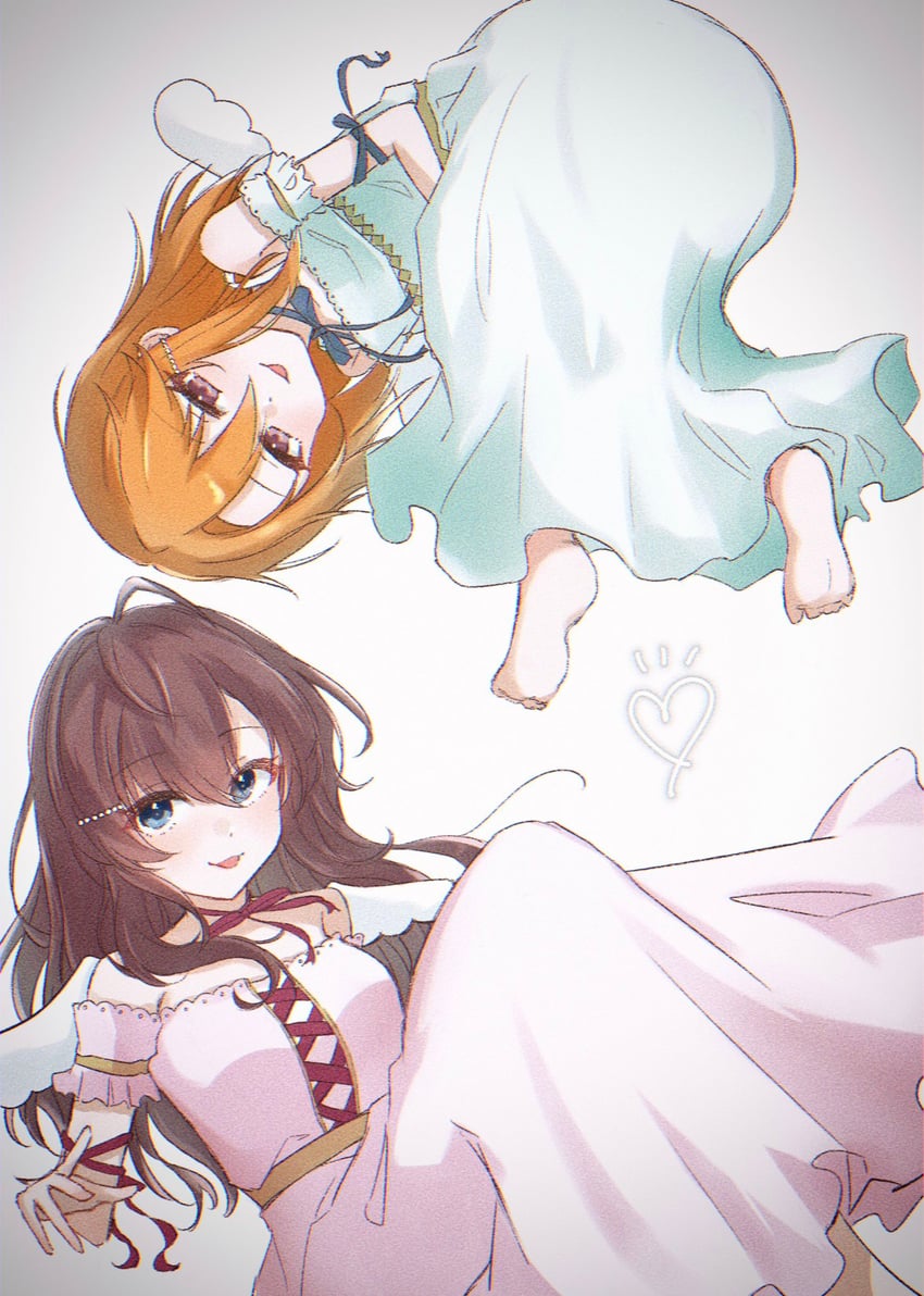 ichinose shiki and yuuki haru (idolmaster and 1 more) drawn by sekiyama_(allp_ollo)
