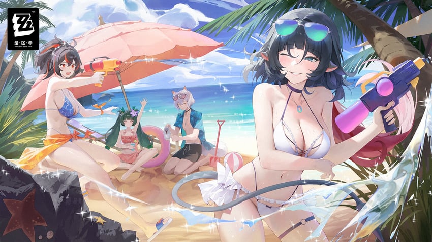jane doe, zhu yuan, qingyi, and seth lowell (zenless zone zero)
