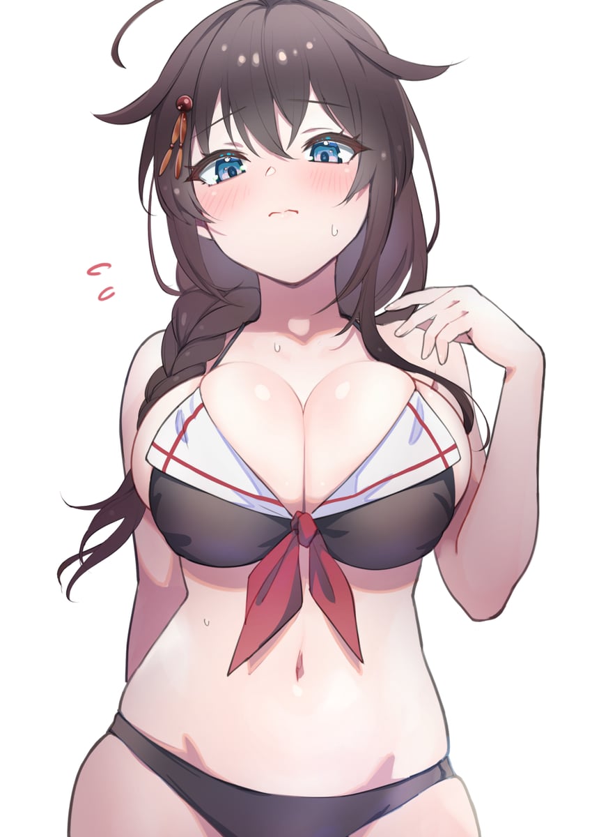 shigure and shigure kai san (kantai collection) drawn by rampage_2nd