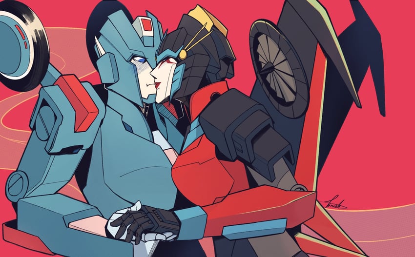 windblade and chromia (transformers) drawn by brush_(brush2h)