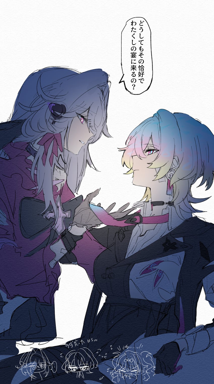 thelema nutriscu, songque, and lantern (honkai and 1 more) drawn by moonsun77773