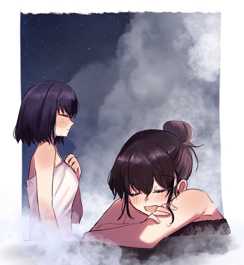 aozaki aoko and kuonji alice (mahou tsukai no yoru) drawn by 710_ao