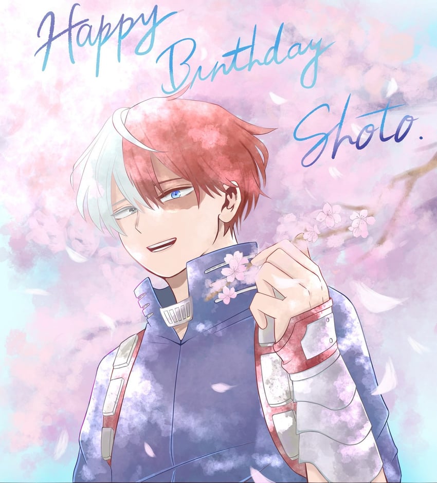 todoroki shoto (boku no hero academia) drawn by piiinon168