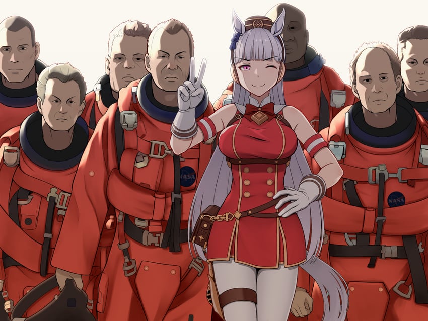 gold ship (umamusume and 1 more) drawn by tussy
