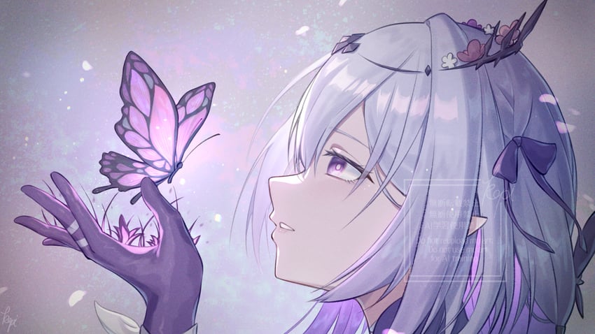 castorice (honkai and 1 more) drawn by kopi_(user_ajtn7422)