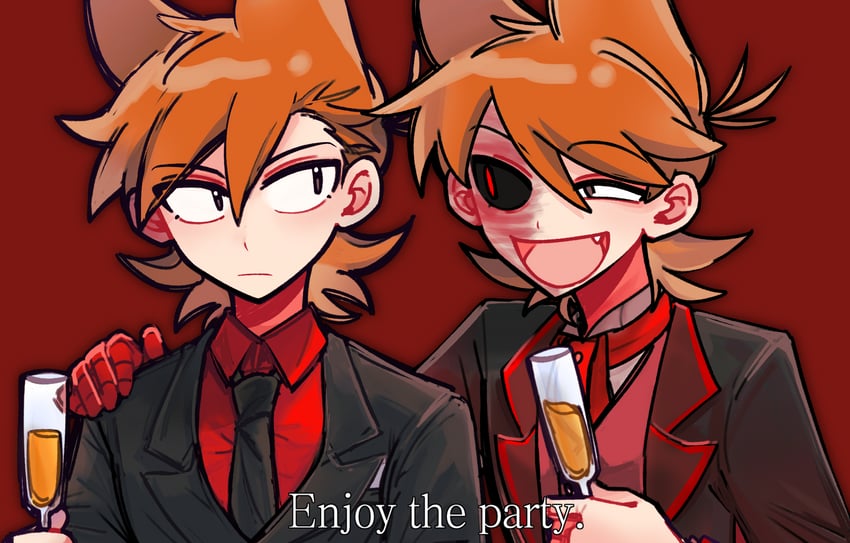 tord and future tord (eddsworld) drawn by buwangchuxingaoyixin