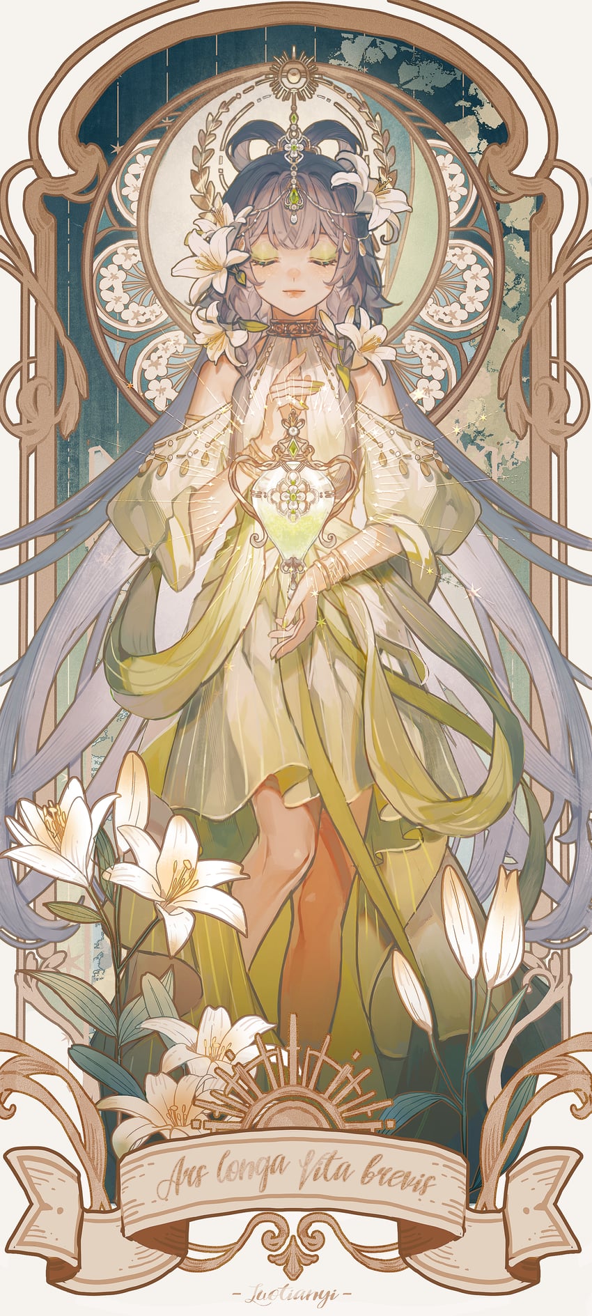 luo tianyi (vocaloid and 1 more) drawn by niukou_kouzi