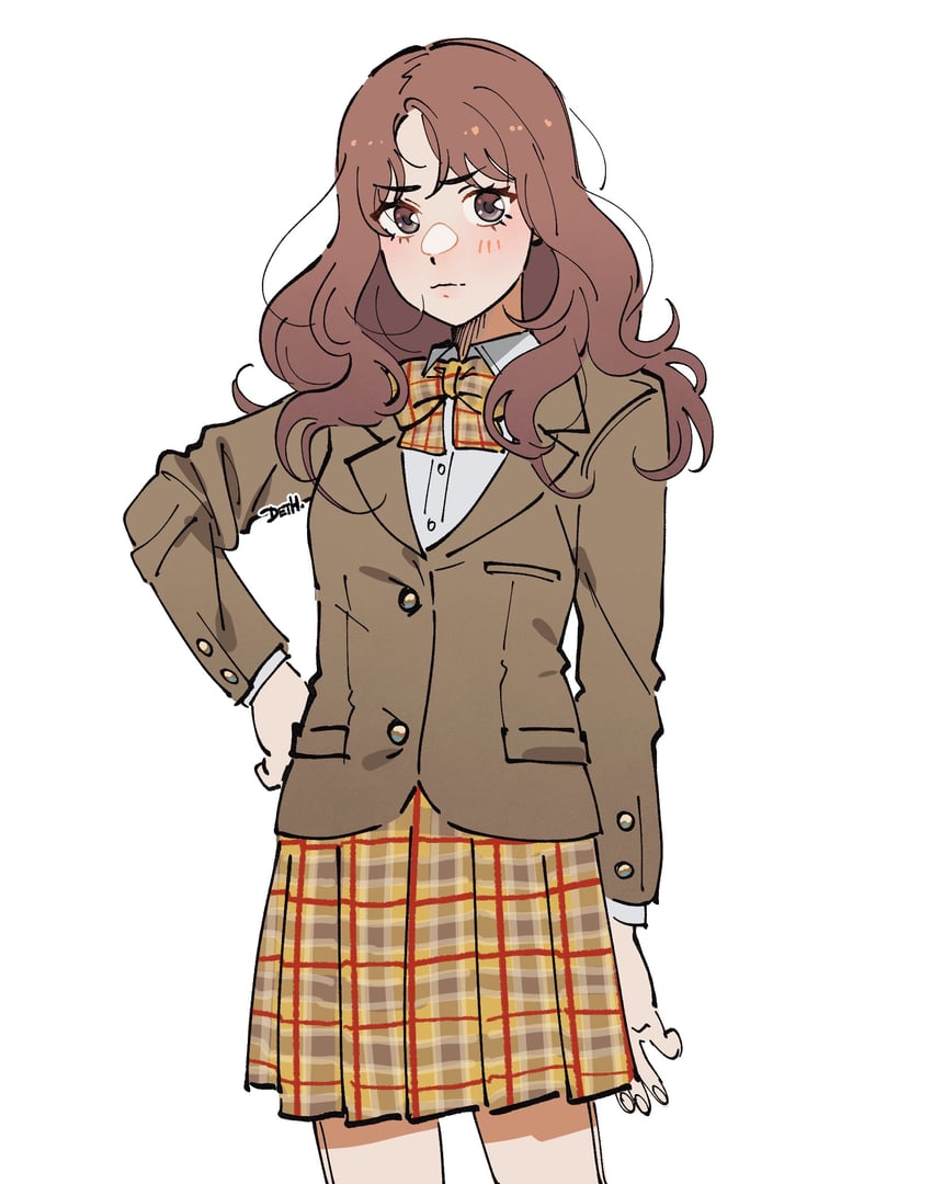 miyauchi rena (blue reflection and 1 more) drawn by johan_(deathamaranth)
