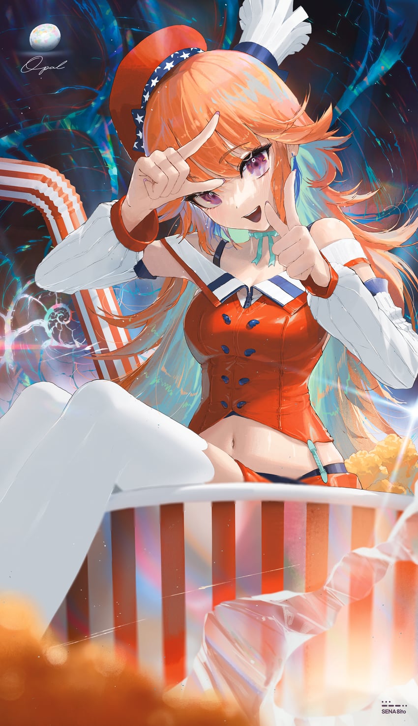takanashi kiara (hololive and 1 more) drawn by sena_8ito