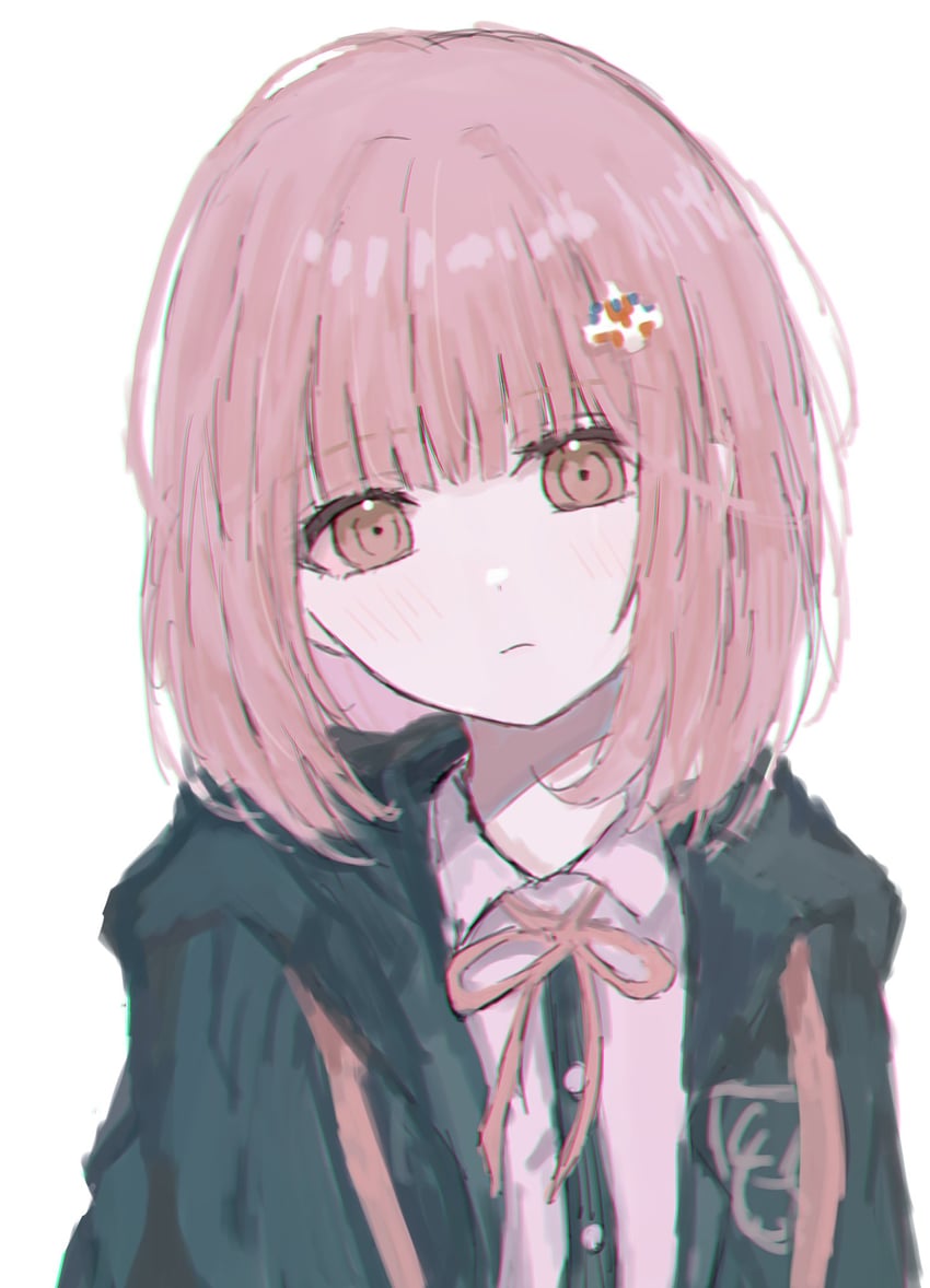 nanami chiaki (danganronpa and 1 more) drawn by mikone_xx