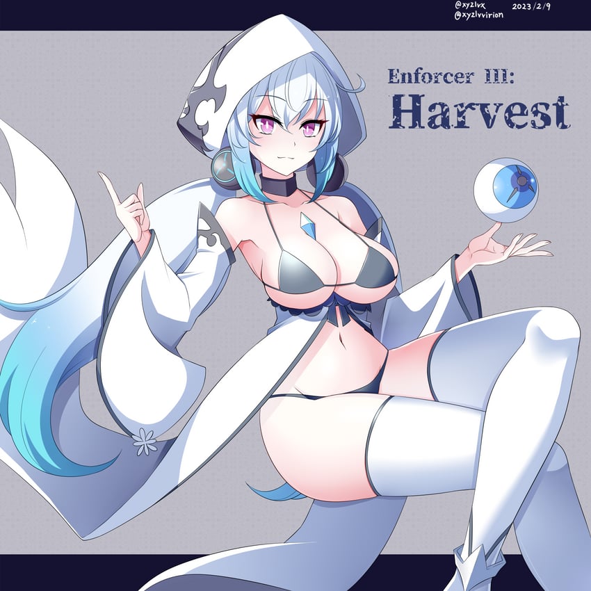 siren and enforcer iii: harvest (azur lane) drawn by hebitsukai-san