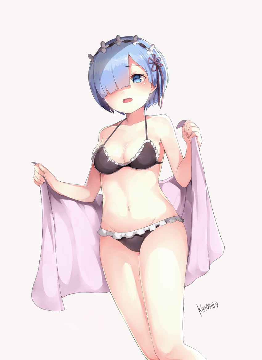 rem (re:zero kara hajimeru isekai seikatsu) drawn by kimoshi