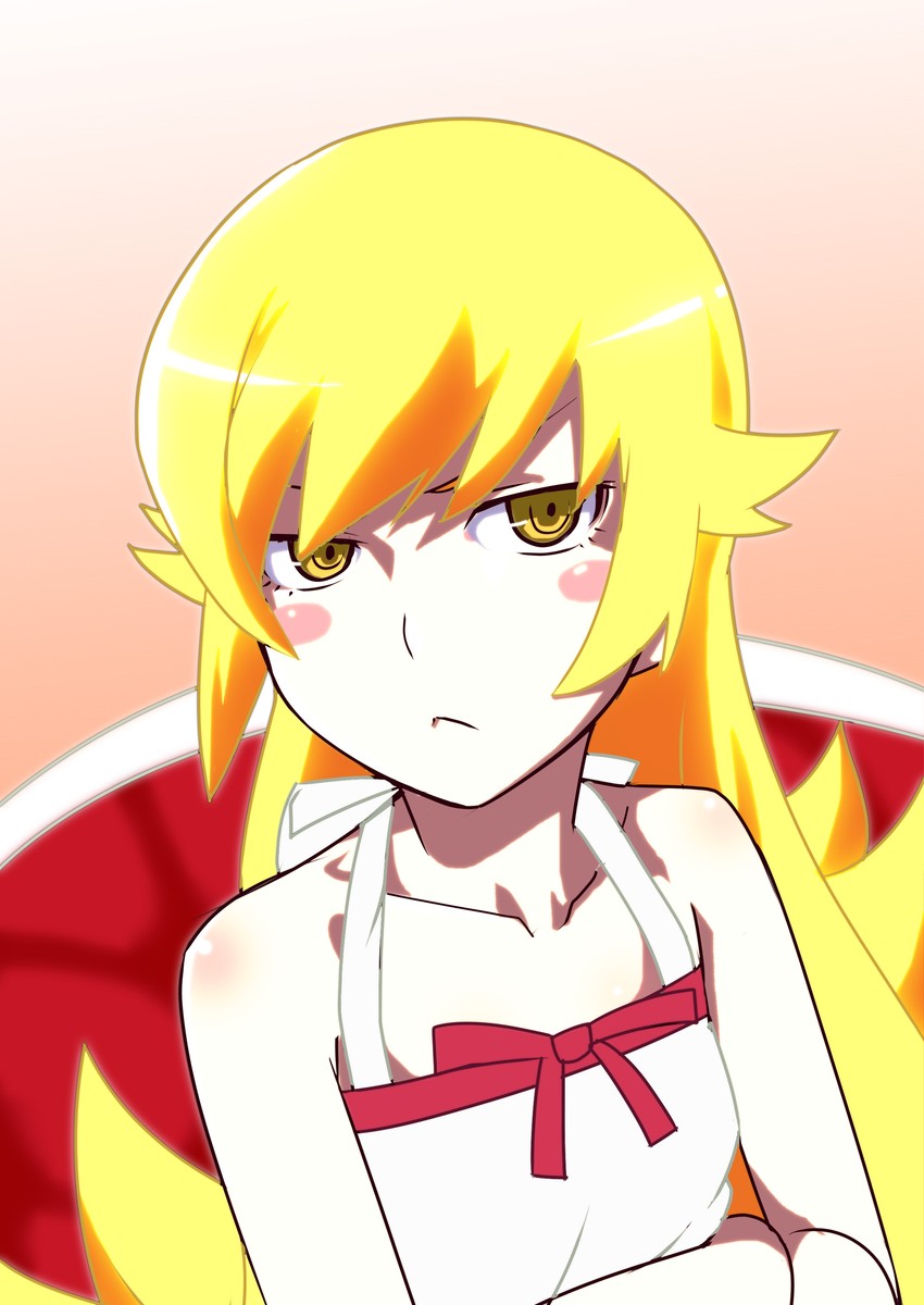 oshino shinobu (monogatari and 1 more) drawn by 1_(kawaseha)