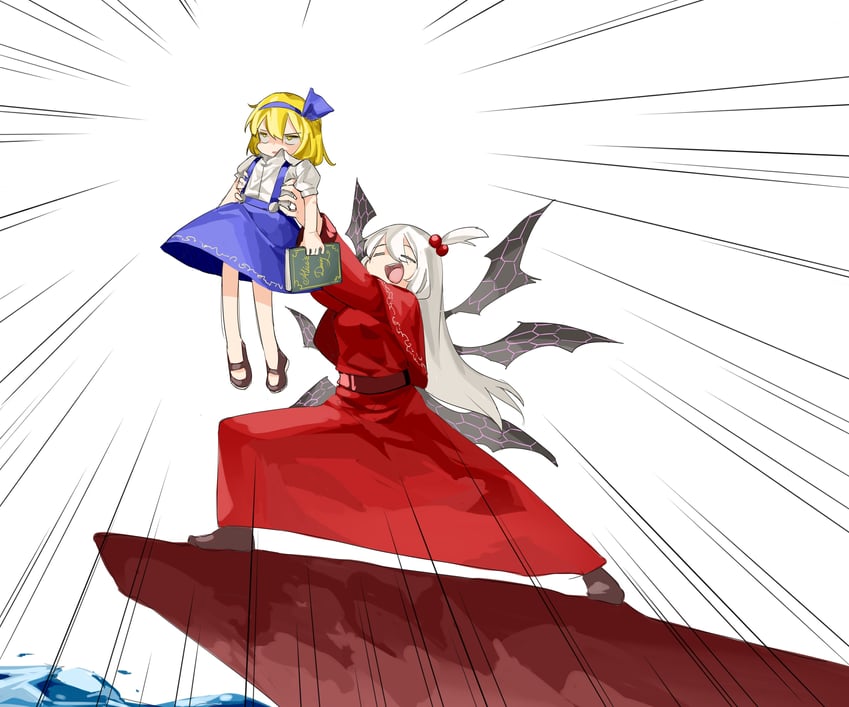alice margatroid and shinki (touhou and 1 more) drawn by yazato_ichimushi