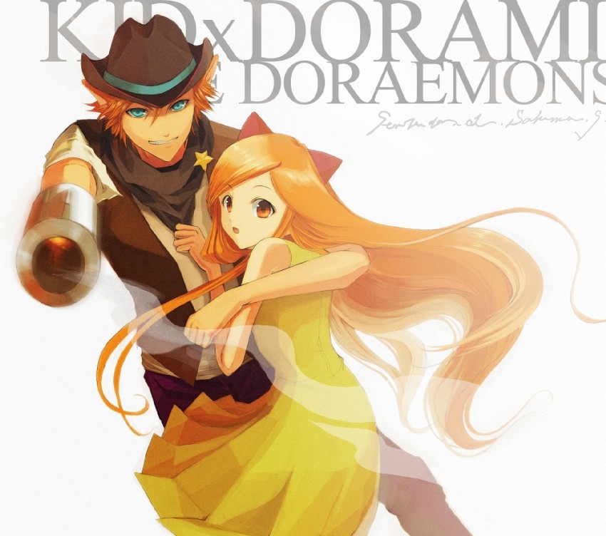 dorami and dora-the-kid (doraemon and 1 more) drawn by sakuma_ukagai_takashi