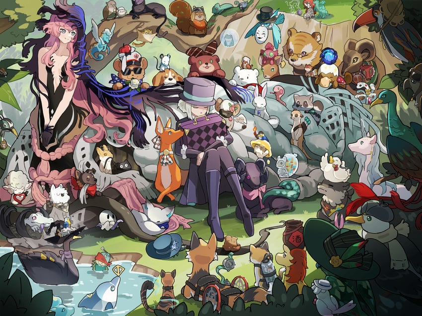 vertin, sonetto, 37, isolde, regulus, and 64 more (reverse:1999) drawn by pingfan_de_mao