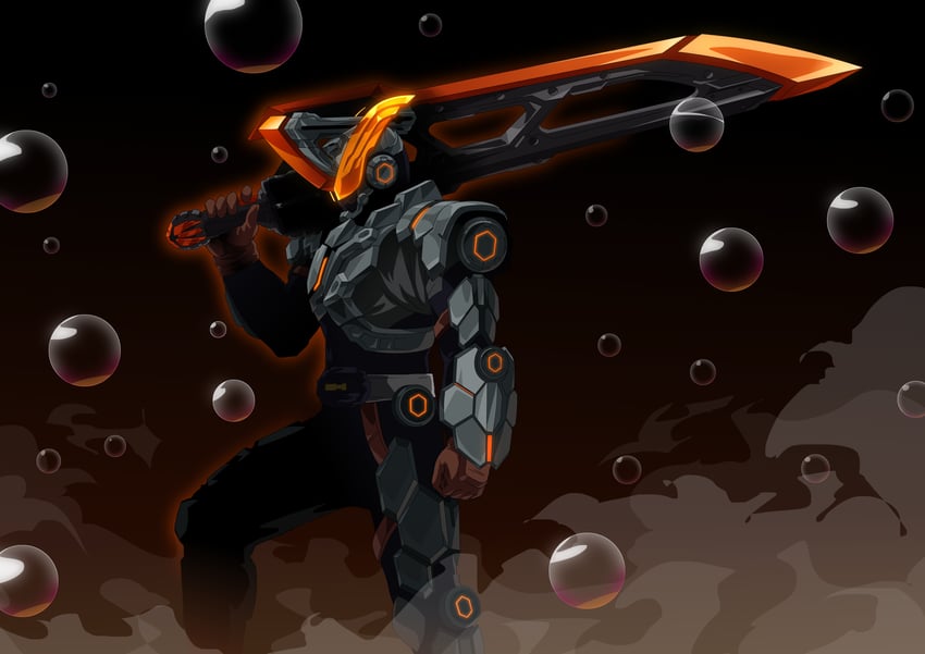 kamen rider buster (kamen rider and 1 more) drawn by otokamu