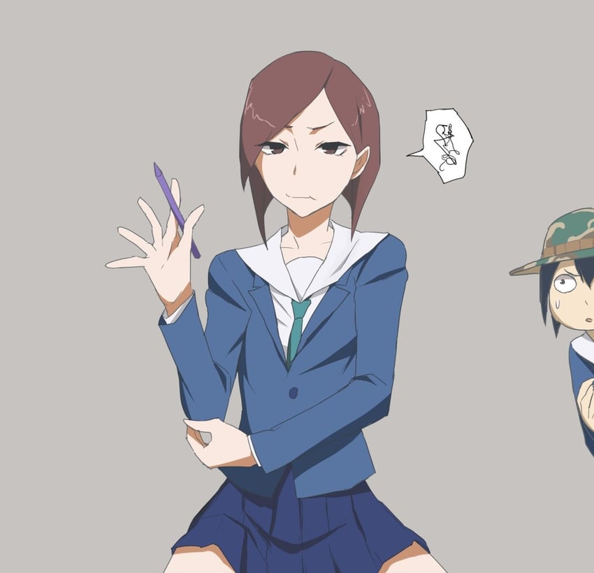 asakusa midori and mizusaki tsubame (eizouken ni wa te wo dasu na!) drawn by hugekeytaro and sqi0h