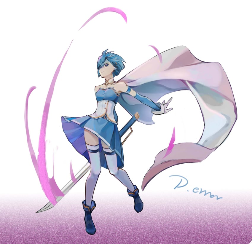 miki sayaka (mahou shoujo madoka magica) drawn by dtypeerror