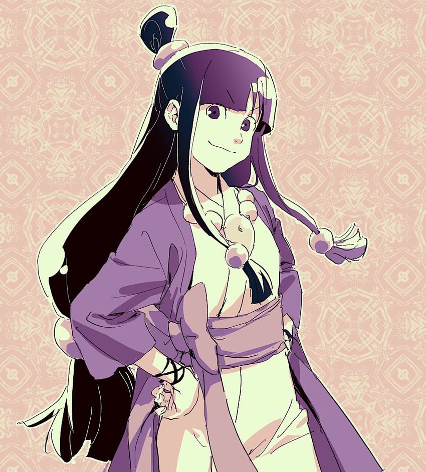 maya fey (ace attorney) drawn by taba_(tb_gya)