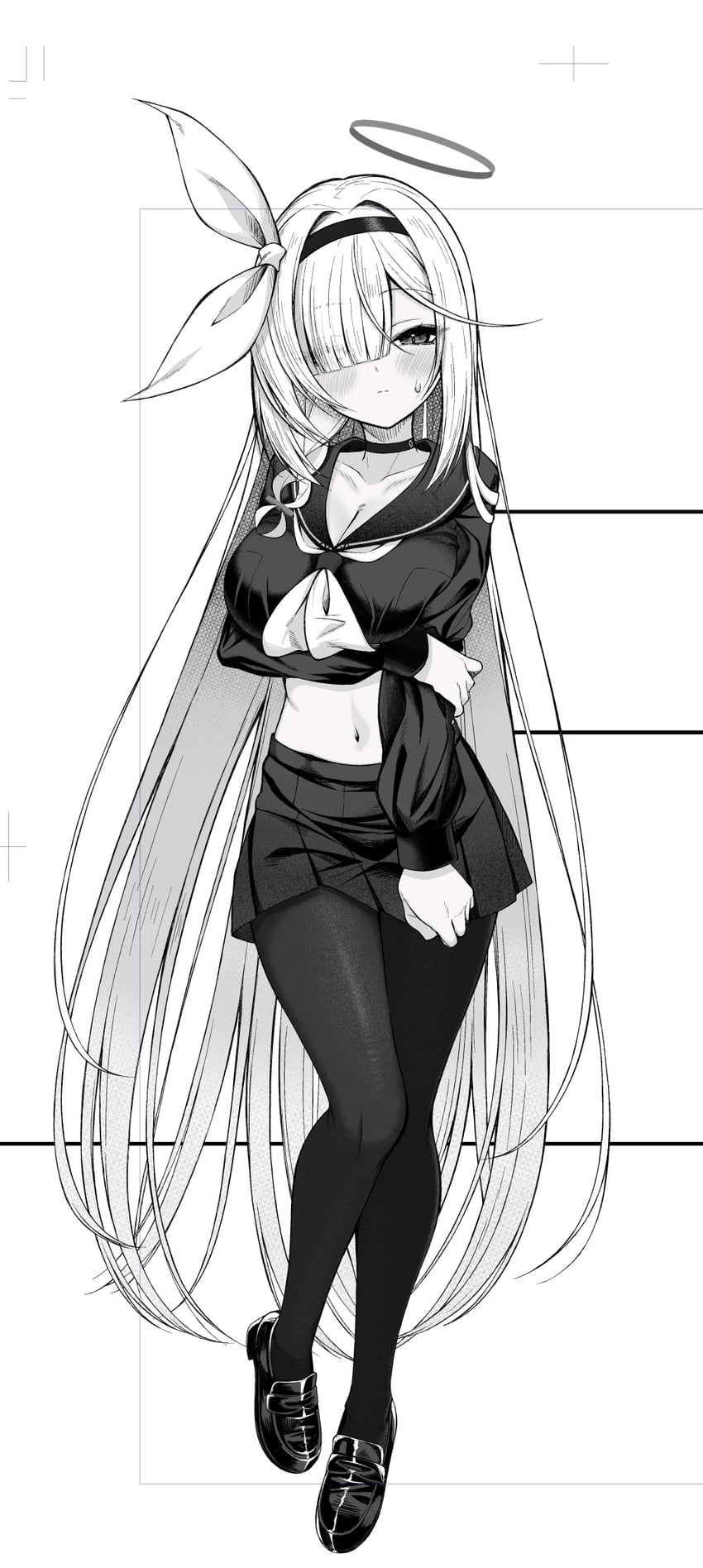 plana (blue archive) drawn by fukemachi