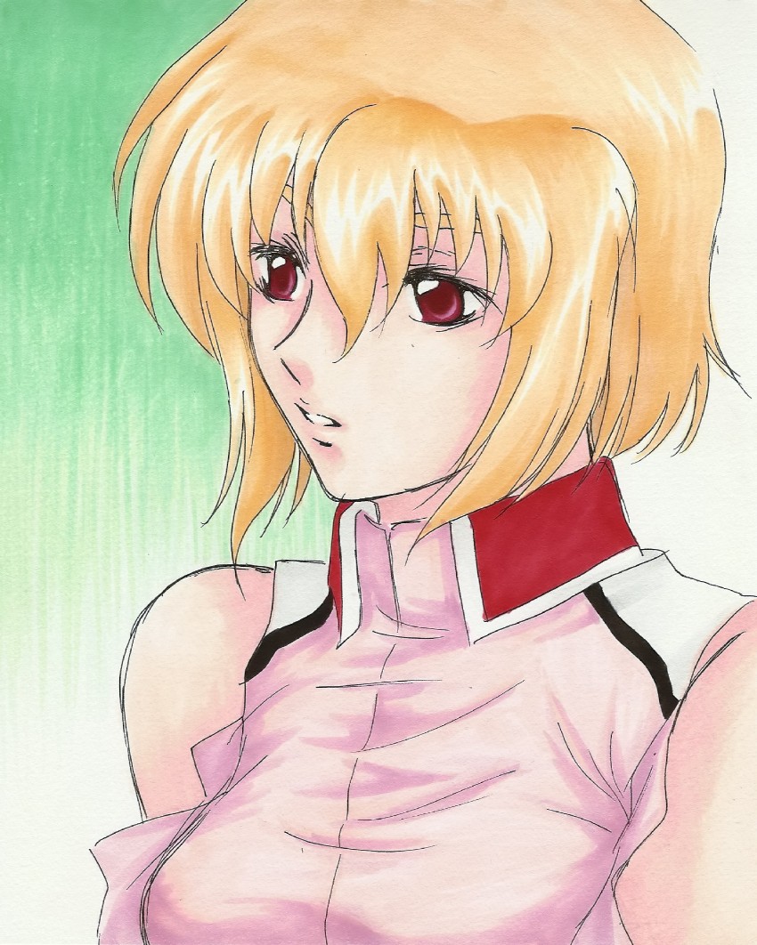 stellar loussier (gundam and 2 more) drawn by claque115