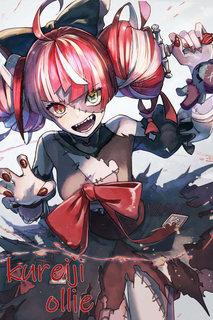 kureiji ollie and udin (hololive and 1 more) drawn by karasuro