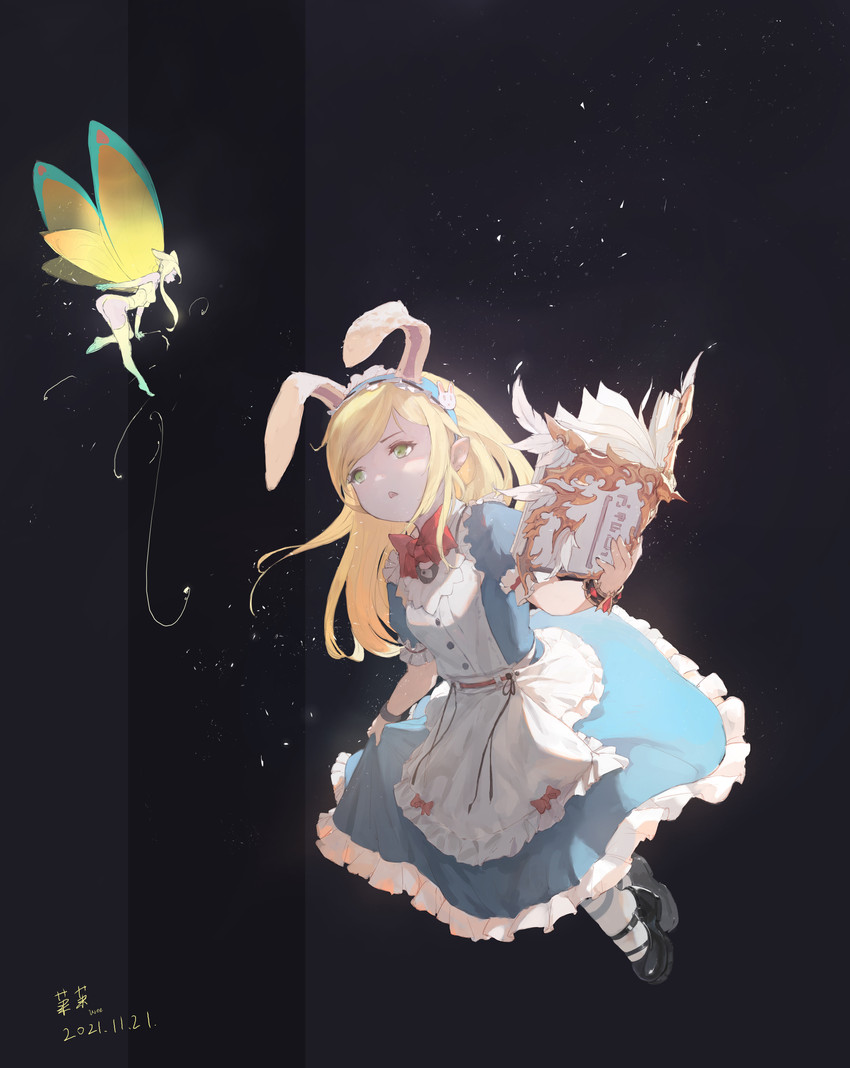 warrior of light, alice, scholar, and eos (final fantasy and 2 more) drawn by iridescent-usee