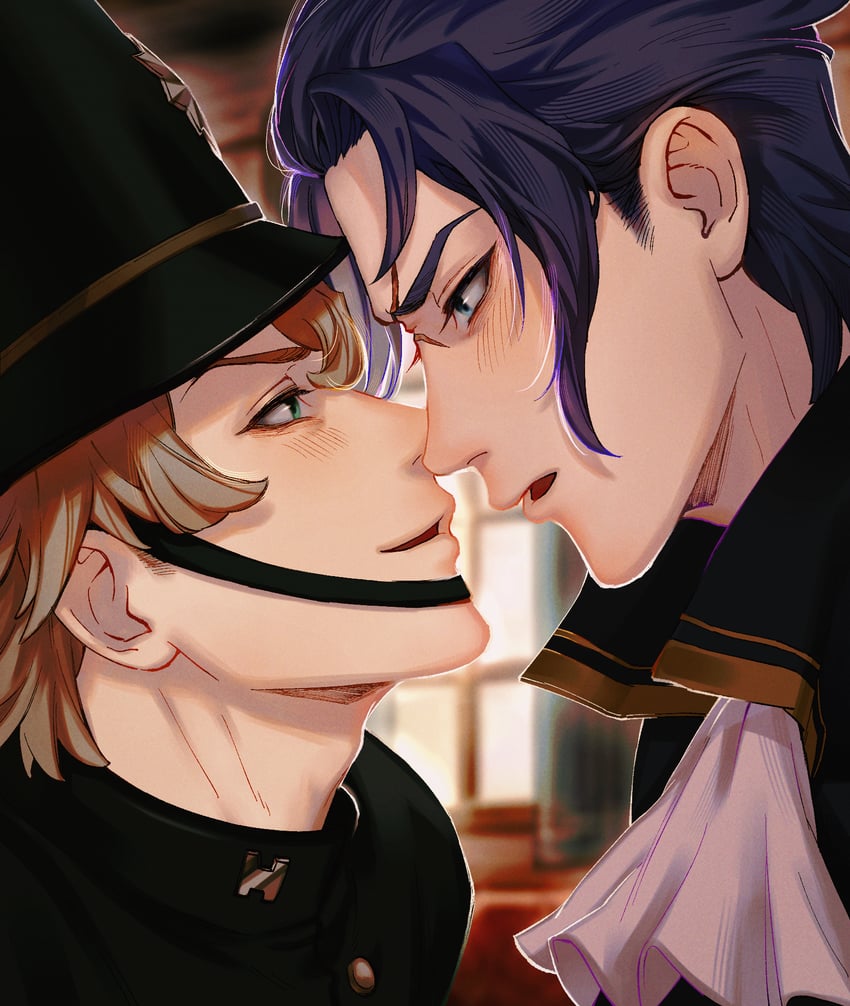 barok van zieks and herlock sholmes (ace attorney and 1 more) drawn by kaze_(yznyttdgs)
